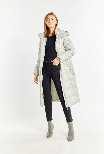 Dłuższy płaszcz damski