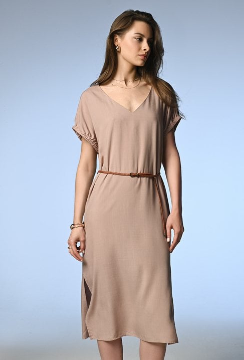 Zwiewna sukienka z wiskozy