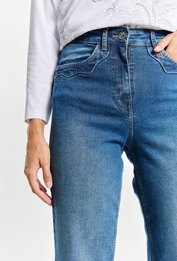 Szerokie jeansy damskie