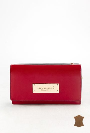 Skórzany, mały portfel