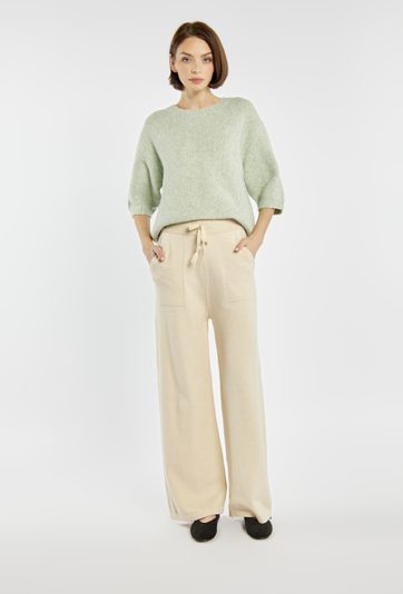 Spodnie z szeroką nogawką