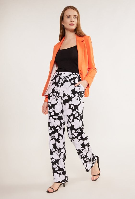 Wzorzyste spodnie damskie