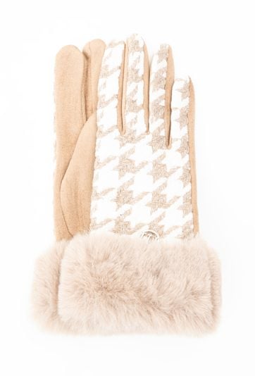 Rękawiczki z połyskującą nicią