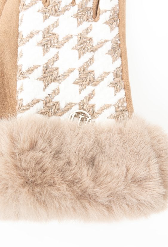 Rękawiczki z połyskującą nicią