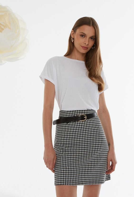 Mini spódnica w pepitkę