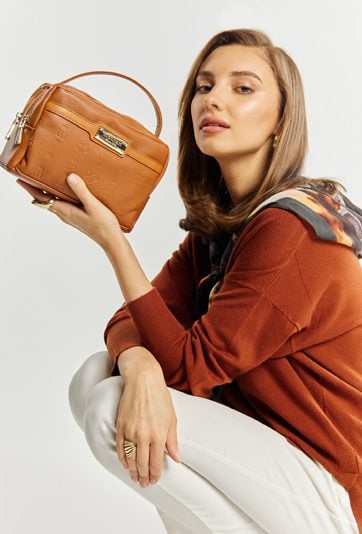 Dwukomorowa torebka damska