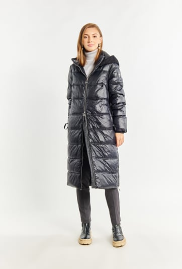 Dłuższy płaszcz damski