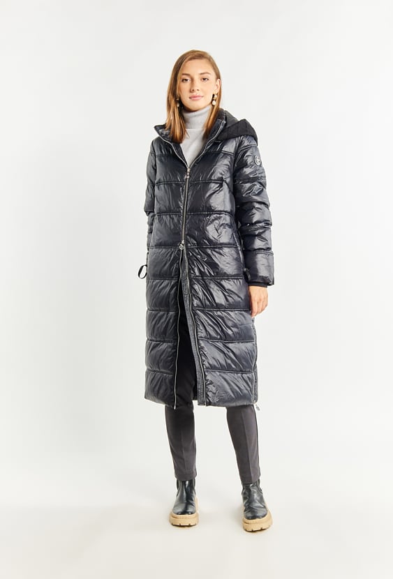 Dłuższy płaszcz damski