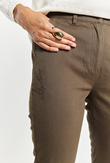 Bawełniane spodnie damskie