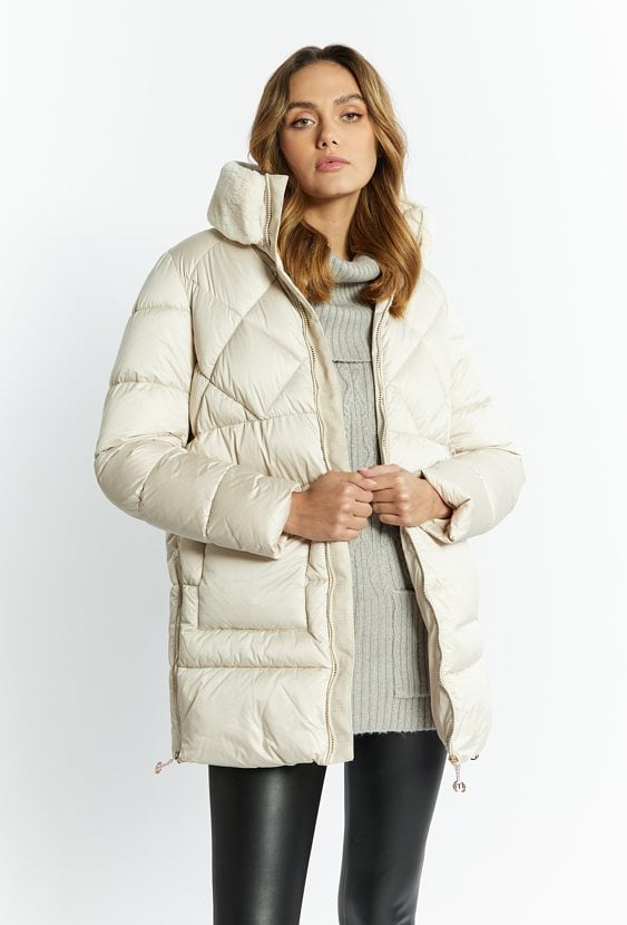 Kurtka damska z futerkiem