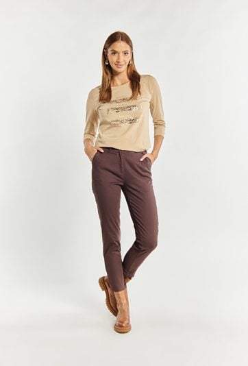 Bawełniane spodnie damskie