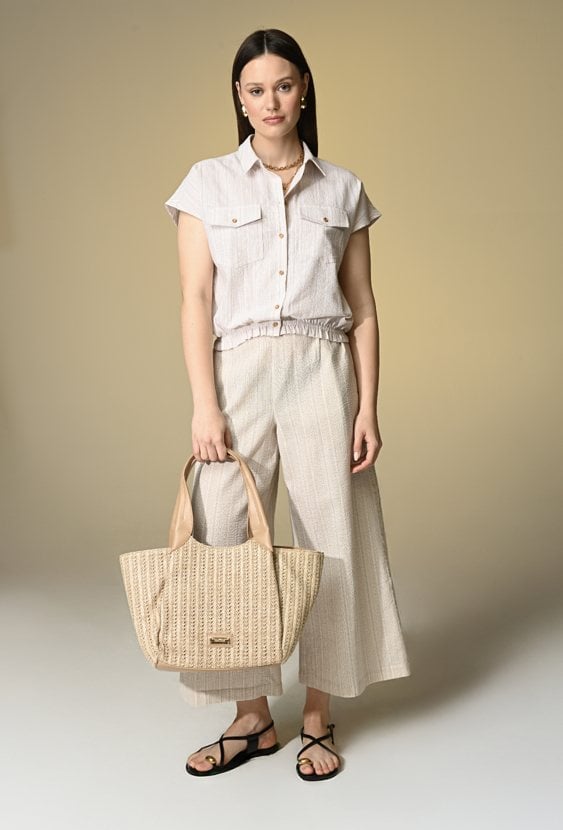 Torba damska z plecionką