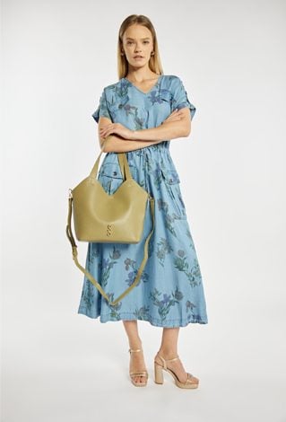 Pojemny shopper damski