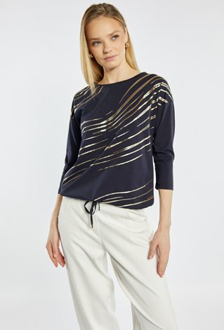 T-shirt z rękawem 3/4