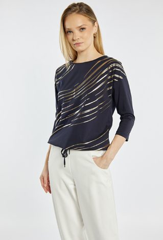 T-shirt z rękawem 3/4