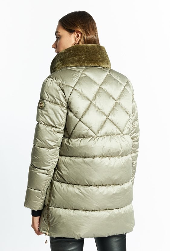 Kurtka damska z futerkiem