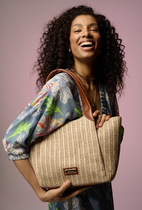 Torba damska z plecionką