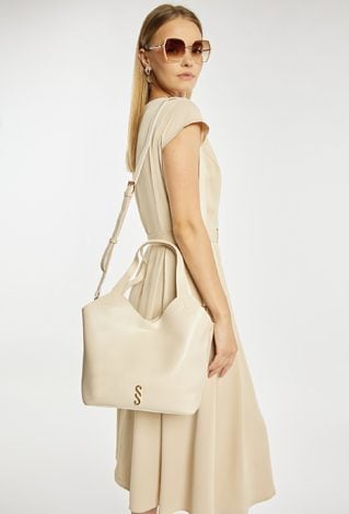 Pojemny shopper damski