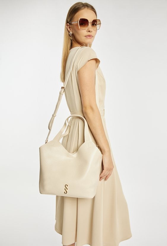 Pojemny shopper damski