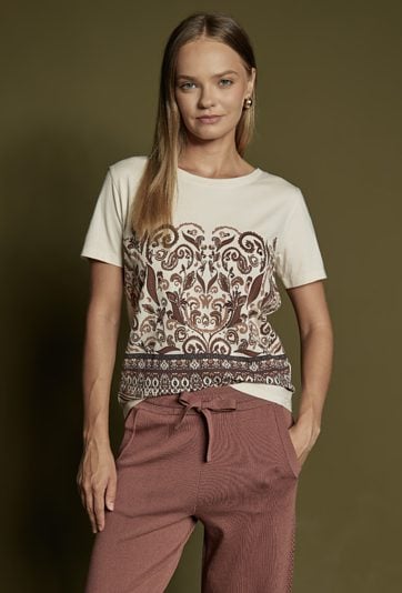 T-shirt z wzorem