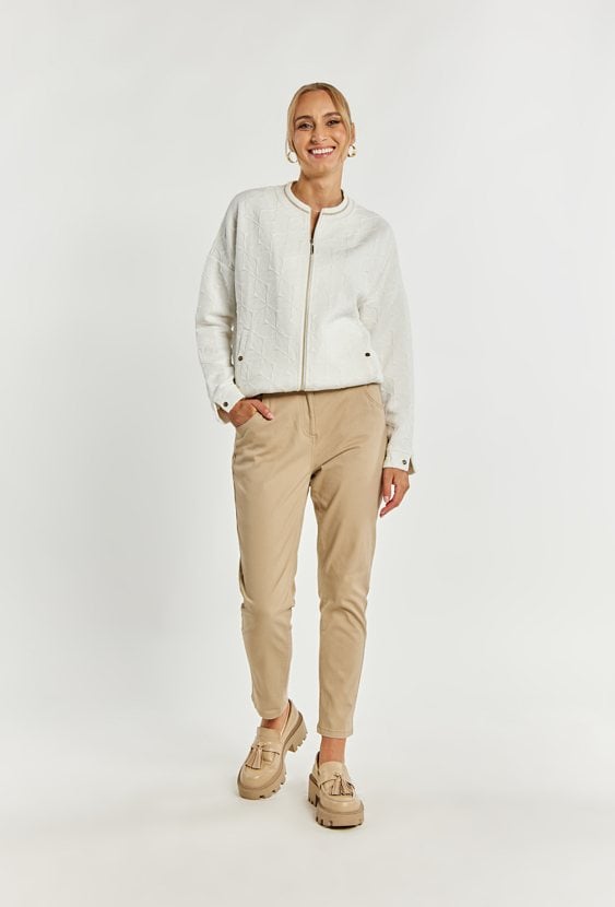 Spodnie damskie z elastyczną gumą