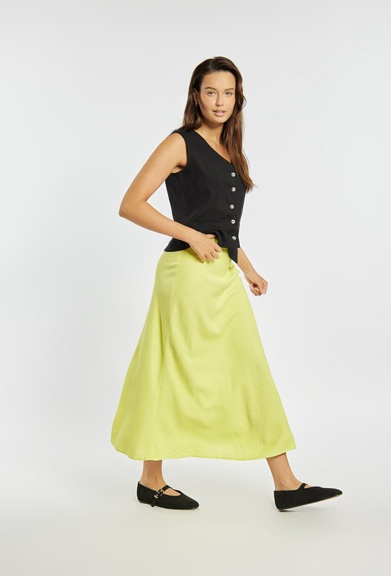 Spódnica w energetycznym kolorze