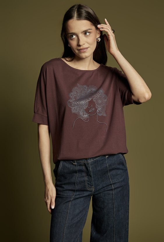 T-shirt z bawełną
