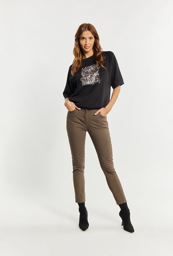 Bawełniane spodnie damskie