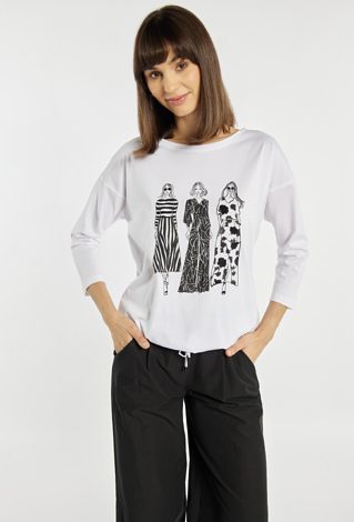 T-shirt z nadrukiem kobiet