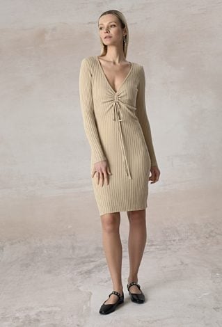 Wiskozowa dopasowana sukienka