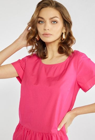 Sukienka w różowym kolorze