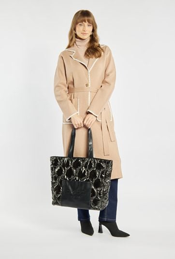 Pojemna torba z pikowaniem