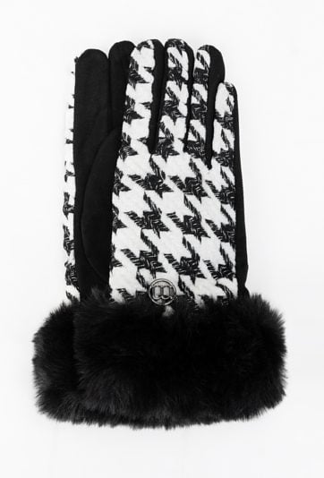 Rękawiczki z połyskującą nicią