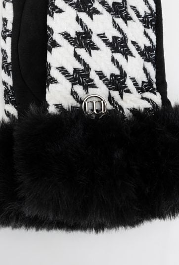 Rękawiczki z połyskującą nicią