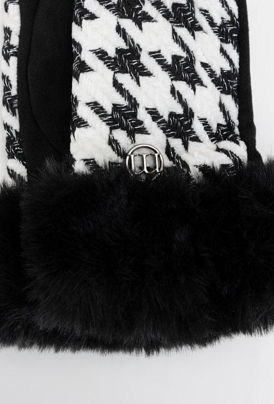 Rękawiczki z połyskującą nicią