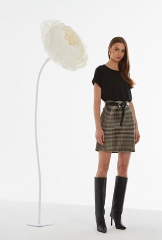 Mini spódnica w pepitkę