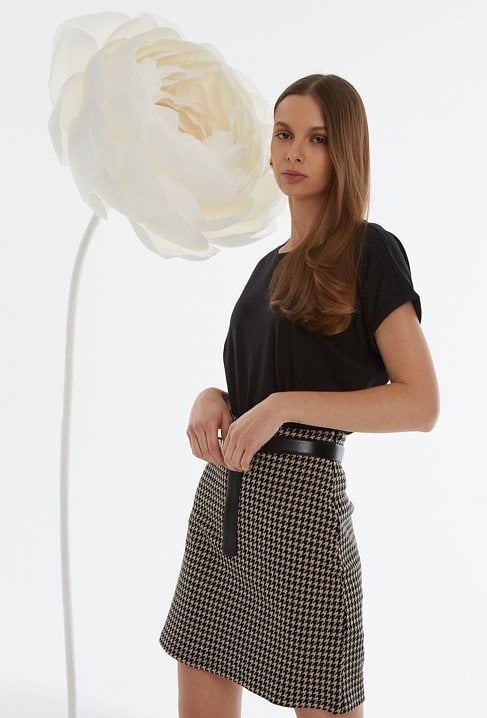 Mini spódnica w pepitkę