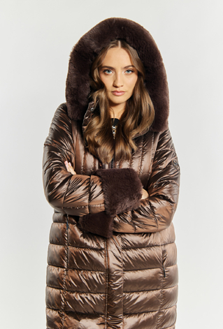 Dłuższy płaszcz damski