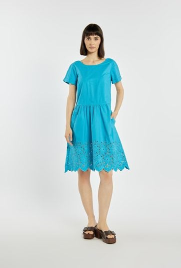 Sukienka w niebieskim kolorze