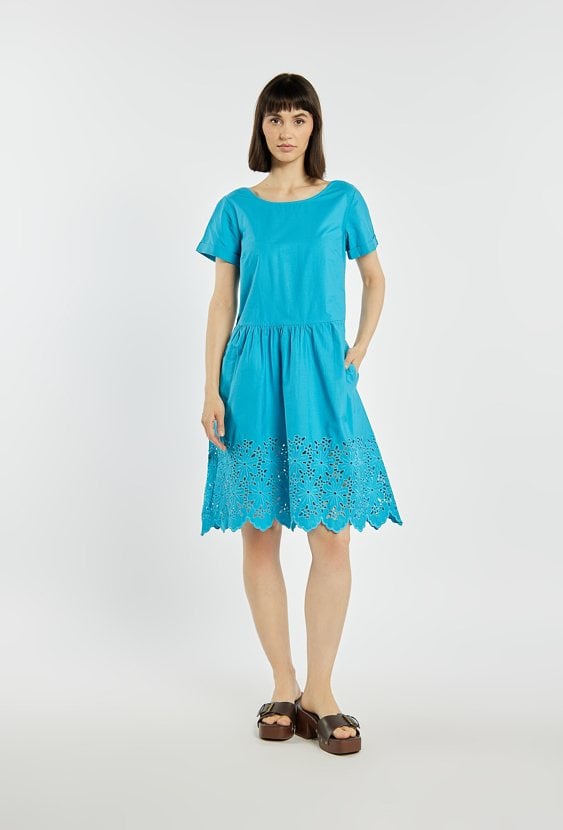 Sukienka w niebieskim kolorze