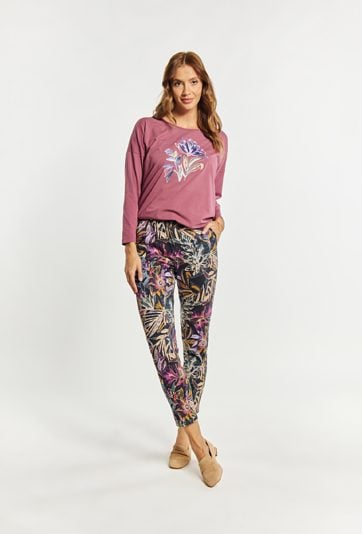 Printowane spodnie damskie