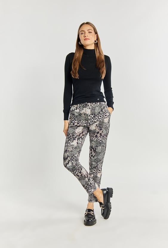 Printowane spodnie damskie