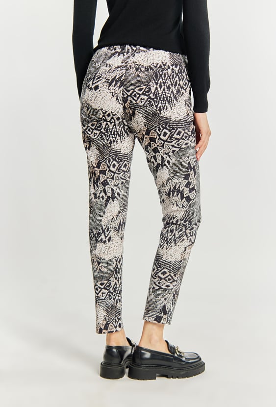 Printowane spodnie damskie