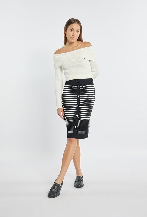 Spódnica damska w paski