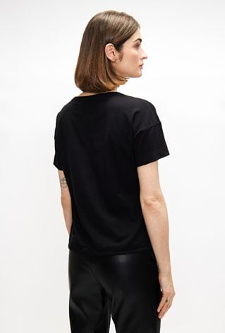 T-shirt z cekinowym wzorem