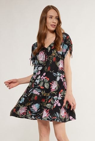 Wzorzysta sukienka mini