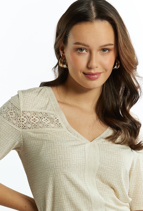 Bluzka  damska z krótkim rękawem