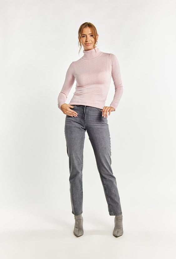 Dopasowany sweter damski