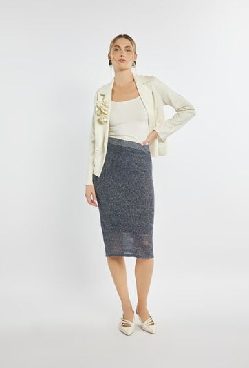 Spódnica z siateczkowego materiału