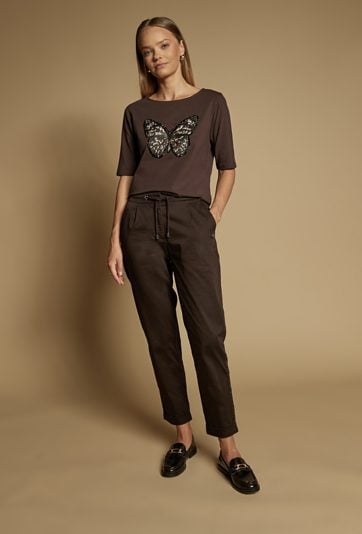 T-shirt z motylem